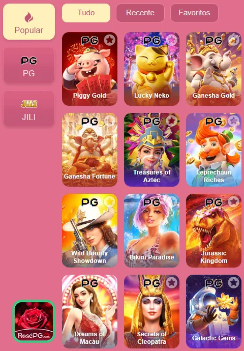 Jogos de slot com temas variados em cassino online